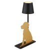 Globo Furri Bordslampa LED Guld, Svart, 1-ljuskällor