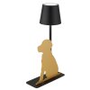 Globo Furri Bordslampa LED Guld, Svart, 1-ljuskällor