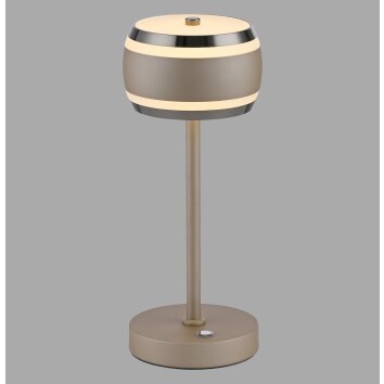 Paul Neuhaus Lampor Rings Bordslampa LED Brons, Krom, 1-ljuskällor