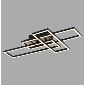 Leuchten Direkt AKUSTIKA Taklampa LED Svart, 1-ljuskällor