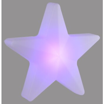 Leuchten Direkt STAR Bordslampa LED Vit, 1-ljuskällor, Fjärrkontroll, Färgväxlare