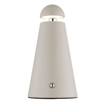 Globo Liva Bordslampa LED Sandfärgad, 1-ljuskällor