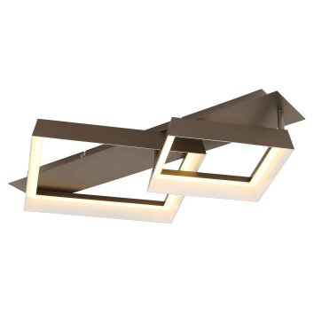 Globo Syrakus Taklampa LED Brun, 1-ljuskällor