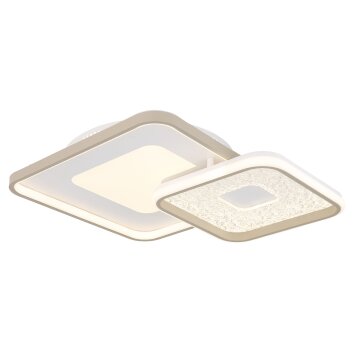 Globo Mosaiko Taklampa LED Sandfärgad, Vit, 1-ljuskällor, Fjärrkontroll