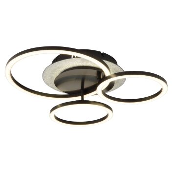 Globo Norberto Taklampa LED Svart, Silver, 1-ljuskällor