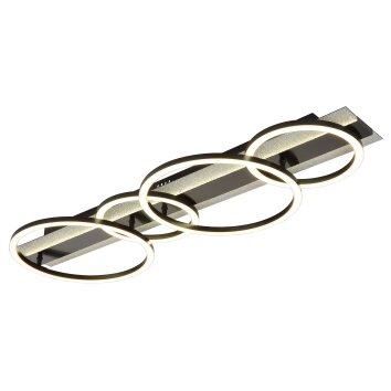 Globo Norberto Taklampa LED Svart, Silver, 1-ljuskällor