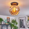 Ripoll Taklampa, kullampa Amber, 1-ljuskällor