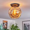 Ripoll Taklampa, kullampa Amber, 1-ljuskällor