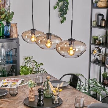 Mertola Pendellampa, Pendelbelysning Svart, 3-ljuskällor