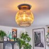 Ripoll Taklampa, kullampa Amber, Klart, 1-ljuskällor