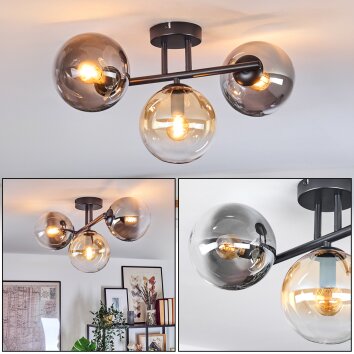 Gastor Taklampa, kullampa Amber, Klart, Rökfärger, 3-ljuskällor