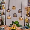 Apedo Pendellampa, Pendelbelysning Amber, Rökfärger, 6-ljuskällor