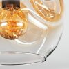 Ripoll Taklampa, kullampa Amber, Klart, 3-ljuskällor