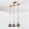 Koyoto Pendellampa, kullampa, Pendelbelysning Naturfärger, Svart, 3-ljuskällor