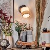 Fallhagen Vägglampa, Väggspotlight Svart, 1-ljuskällor