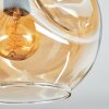 Ripoll Taklampa, kullampa Amber, 3-ljuskällor