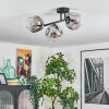 Ripoll Taklampa, kullampa Klart, Rökfärger, 3-ljuskällor