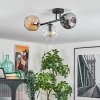 Ripoll Taklampa, kullampa Amber, Klart, Rökfärger, 3-ljuskällor