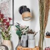 Fallhagen Vägglampa, Väggspotlight Svart, 1-ljuskällor
