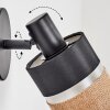 Fallhagen Vägglampa, Väggspotlight Svart, 1-ljuskällor