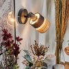 Fallhagen Vägglampa, Väggspotlight Svart, 1-ljuskällor