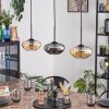 Mertola Pendellampa, Pendelbelysning Amber, Rökfärger, 3-ljuskällor