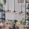 Mertola Pendellampa, Pendelbelysning Amber, Klart, Rökfärger, 3-ljuskällor