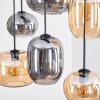Apedo Pendellampa, kullampa, Pendelbelysning Amber, Rökfärger, 6-ljuskällor