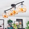 Koyoto Taklampa, kullampa Amber, 4-ljuskällor