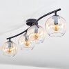 Koyoto Taklampa, kullampa Amber, Klart, 4-ljuskällor
