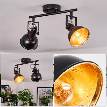 Toren Taklampa, Takstrålkastare Krom, Svart, 2-ljuskällor