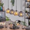 Koyoto Pendellampa, kullampa, Pendelbelysning Amber, Rökfärger, 4-ljuskällor