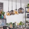 Koyoto Pendellampa, kullampa, Pendelbelysning Amber, Rökfärger, 4-ljuskällor