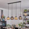 Koyoto Pendellampa, kullampa, Pendelbelysning Amber, Rökfärger, 4-ljuskällor