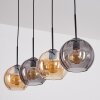 Koyoto Pendellampa, kullampa, Pendelbelysning Amber, Rökfärger, 4-ljuskällor