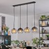 Koyoto Pendellampa, kullampa, Pendelbelysning Amber, Klart, Rökfärger, 4-ljuskällor