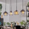 Koyoto Pendellampa, kullampa, Pendelbelysning Amber, Klart, Rökfärger, 4-ljuskällor
