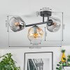 Ripoll Taklampa, kullampa Amber, Klart, Rökfärger, 3-ljuskällor