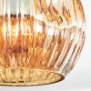 Ripoll Taklampa, kullampa Amber, Rökfärger, 3-ljuskällor
