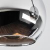 Koyoto Taklampa, kullampa Krom, Rökfärger, 4-ljuskällor