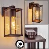 Tourega vägglampa utomhus, Vägglampa Brun, Rostfärger, 1-ljuskällor
