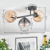 Koyoto Taklampa, kullampa Amber, Klart, Rökfärger, 3-ljuskällor