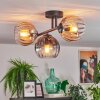 Koyoto Taklampa, kullampa Amber, Klart, Rökfärger, 3-ljuskällor