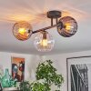 Koyoto Taklampa, kullampa Amber, Klart, Rökfärger, 3-ljuskällor