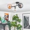 Koyoto Taklampa, kullampa Amber, Klart, Rökfärger, 3-ljuskällor