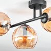 Koyoto Taklampa, kullampa Amber, 3-ljuskällor