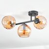 Koyoto Taklampa, kullampa Amber, 3-ljuskällor