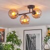 Koyoto Taklampa, kullampa Amber, 3-ljuskällor