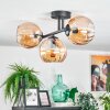 Koyoto Taklampa, kullampa Amber, 3-ljuskällor