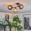 Koyoto Taklampa, kullampa Amber, Rökfärger, 3-ljuskällor
